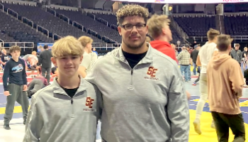 Two wrestlers place at states