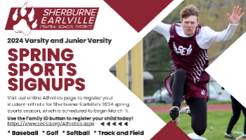 Spring Sports Signups notice (2/2024)