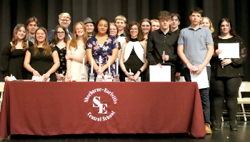 National Honor Society inducts 18!