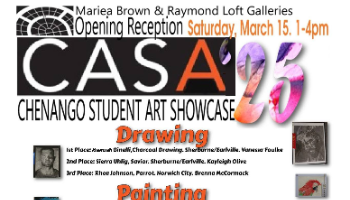 CASA Student Art Showcase winners flyer (contributed)