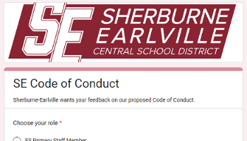 S-E Code of Conduct survey page (8/2022)