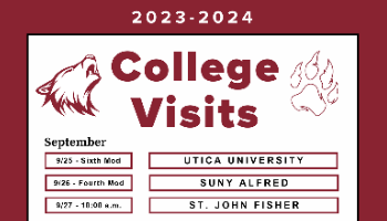 College visits start Monday