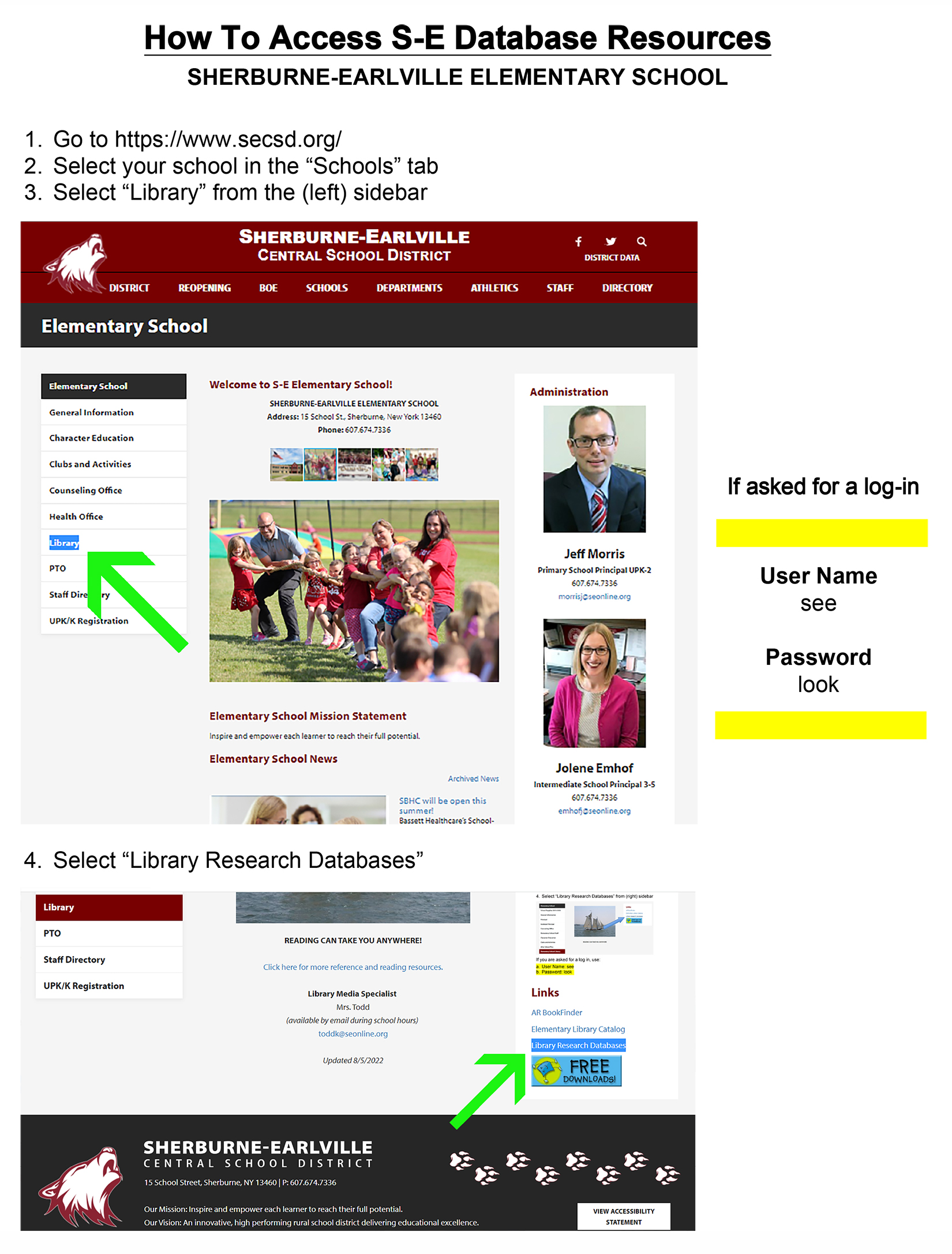 How to Access Database Resources