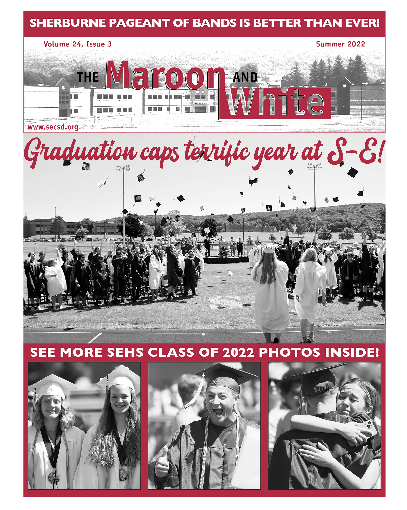 Maroon & White Summer 2022 Newsletter Cover 