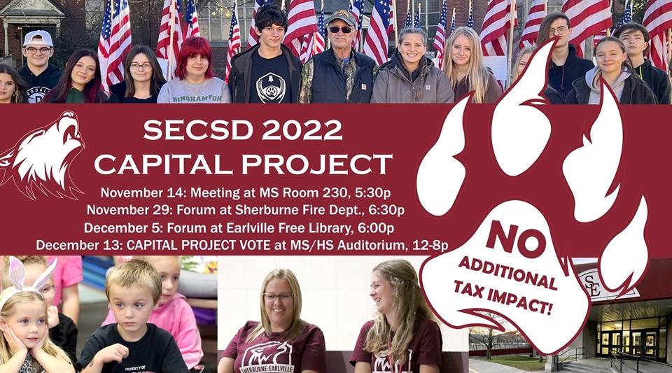 SECSD Capital Project flyer - dates (11/2022)